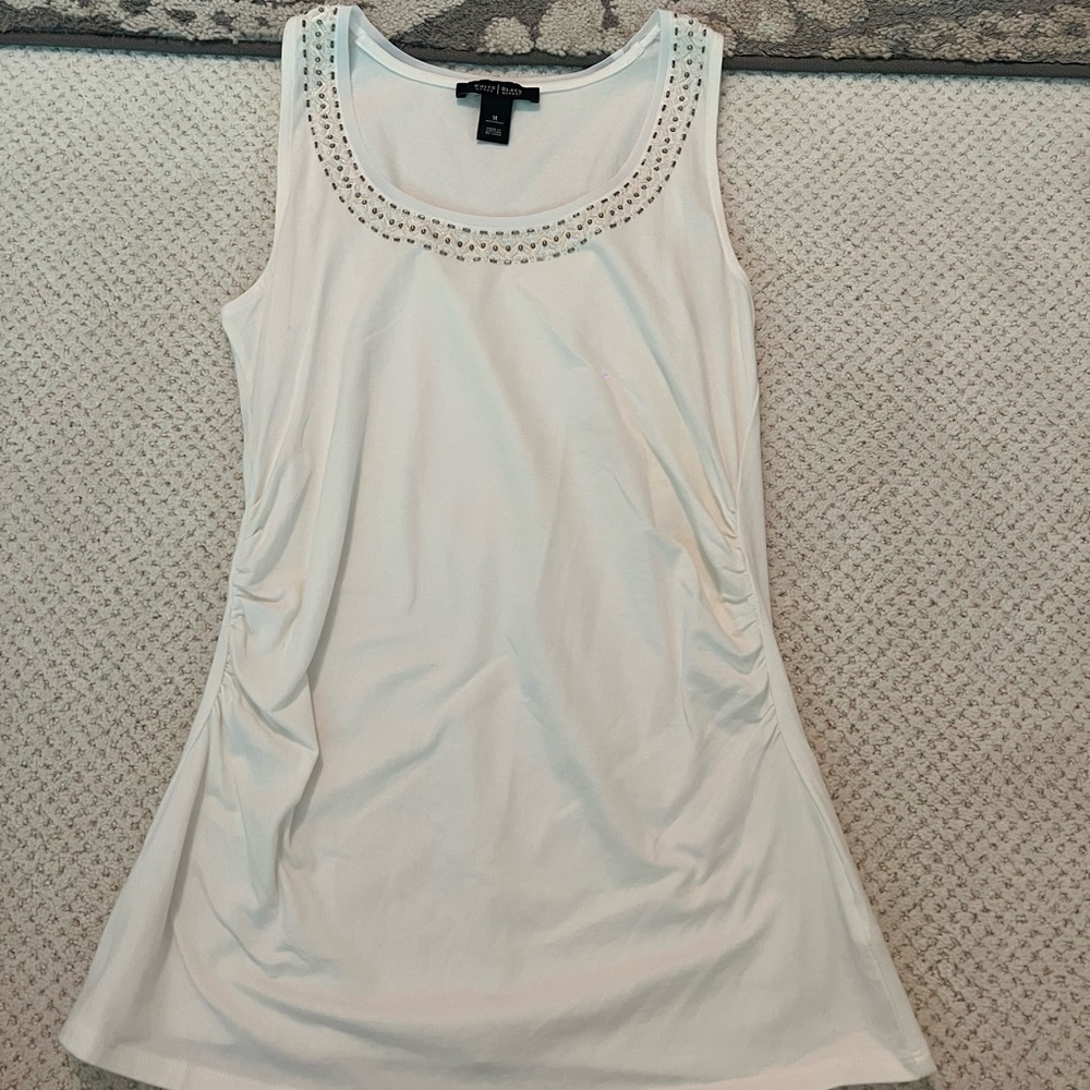 White House Black Market Beaded Tank